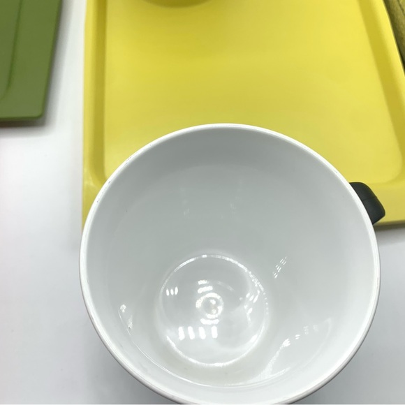 MCM Set of 4 Serving Snack Trays & Mugs ACCA Ware by David Douglas Vinta… - Picture 6 of 16